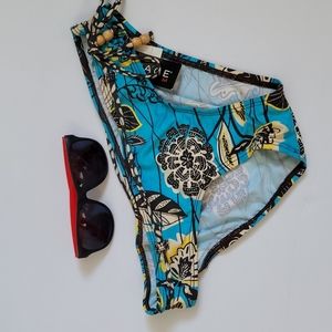 Rampage Blue Swimsuit Bottoms Bikini Separates Small New 4/25